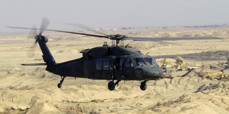 Sebuah helikopter Black Hawk