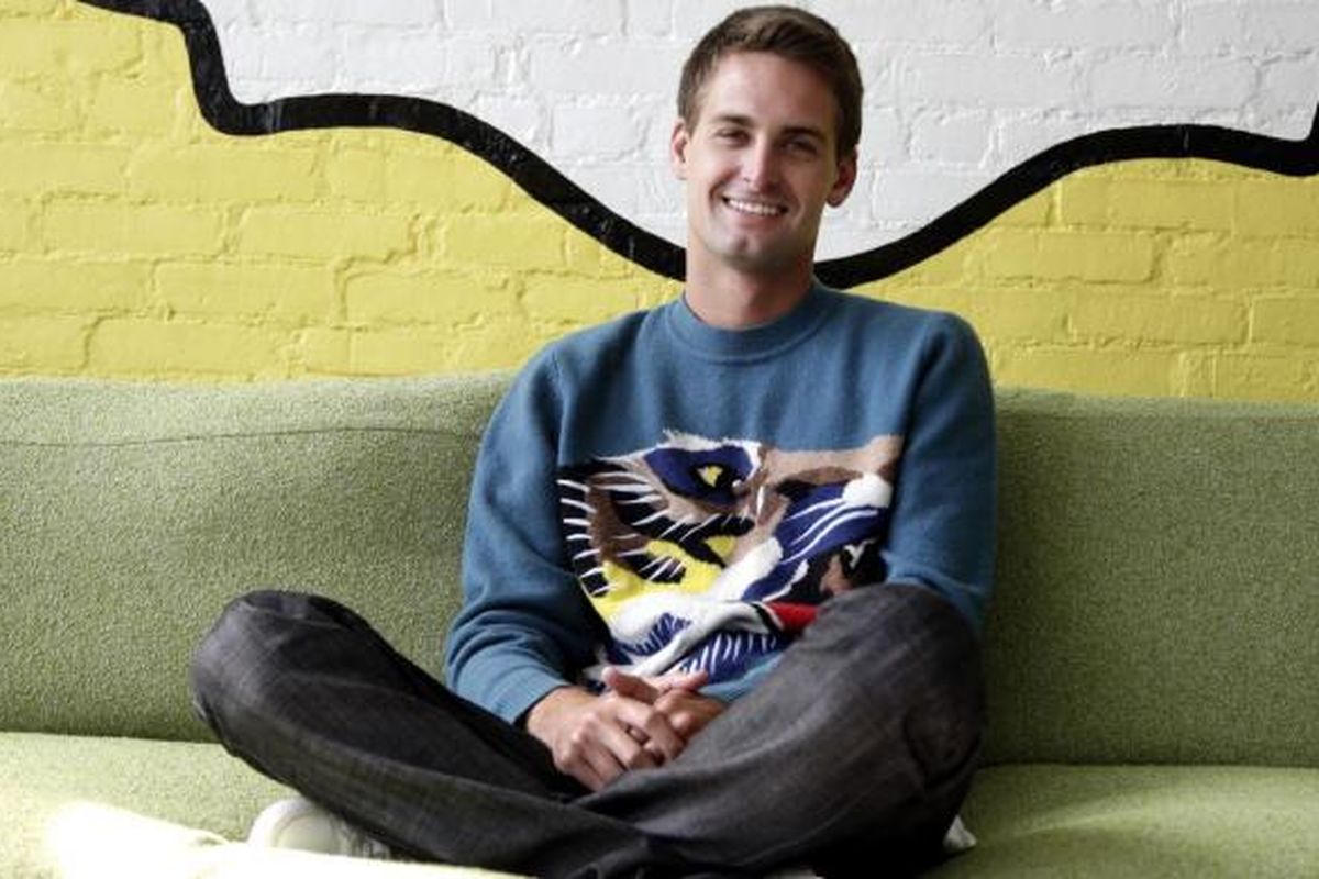 Pendiri Snapchat Evan Spiegel.