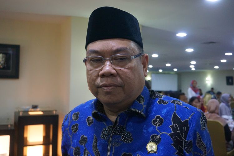 Komisioner Komnas HAM Hairansyah saat ditemui usai acara Peluncuran Buku Laporan Pemilu 2019: Pemenuhan Hak Konstitusional Warga Negara di Hotel Sari Pacific, Selasa (29/10/2019).