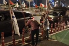 Bendera Parpol yang Terpasang di “Stick Cone” Jalur Sepeda Ditertibkan