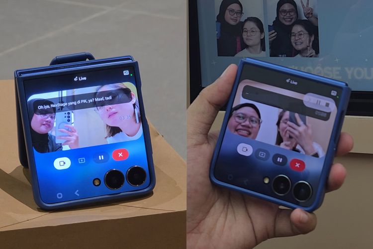 Galaxy Z Flip 7 terintegrasi penuh dengan asisten AI Gemini.