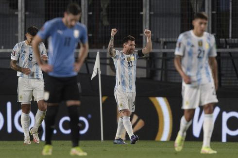 Hasil Argentina Vs Uruguay, Lionel Messi dkk Menang 3-0
