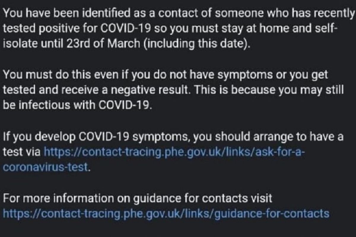 Kutipan email dari NHS di bawah Pemerintah Inggris terkait ditarik mundurnya kontingan Indonesia dari All England 2021.