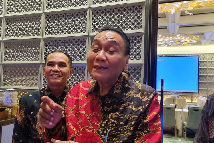 Bambang Pacul ditemui usai rapat kepala daerah di Hotel Padma Semarang, Selasa (15/8/2023).
