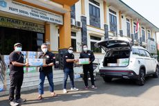 Aksi Komunitas Wuling Almaz Sambut New Normal