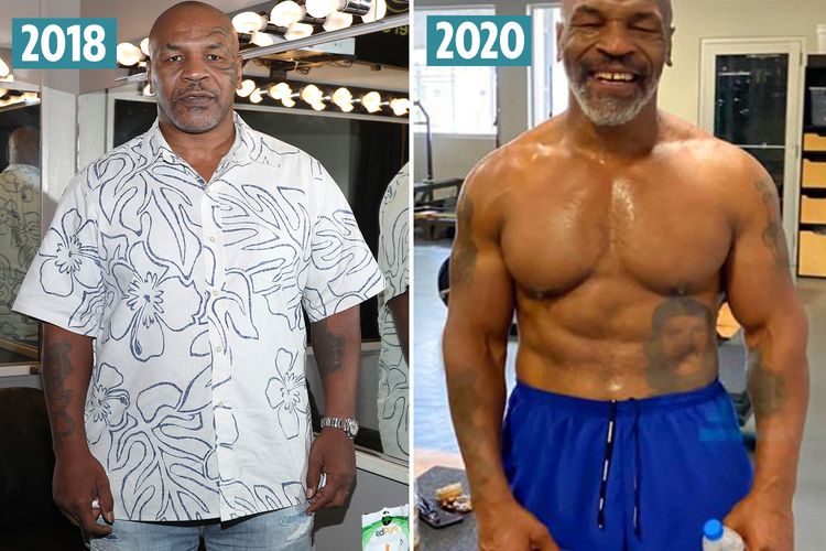 Perubahan tubuh Mike Tyson setelah kembali berlatih tinju