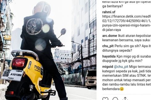Polisi Larang Sepeda Listrik Migo Beroperasi di Jalan Raya Jakarta