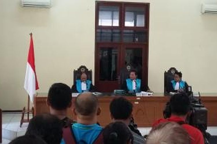 Sidang lanjutan perselisihan Partai Golkar di Pengadilan Tata Usaha Negara (PTUN), Jakarta Timur, Senin (20/4/2015).