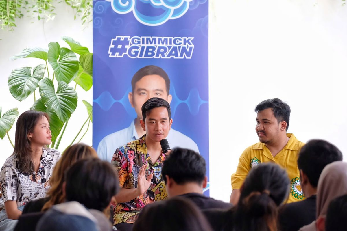 Cawapres nomor urut dua, Gibran Rakabuming Raka.