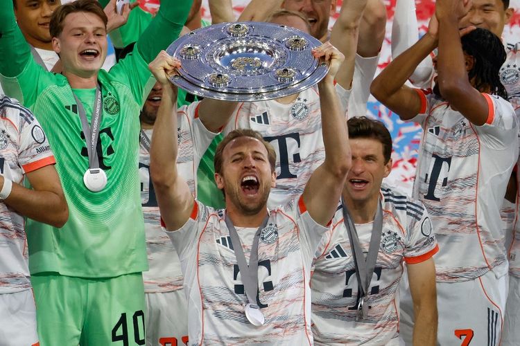 Harry Kane Top Skor Bundesliga, Bayern Akhiri Musim dengan Pesta Gol