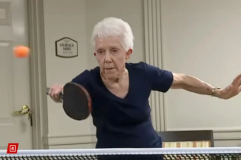 Cerita Nenek 89 Tahun Jaga Kebugaran dengan Tenis Meja