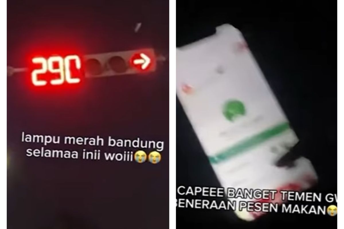 Lampu merah di Bandung viral