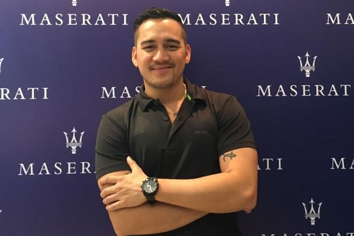 Mario Lawalata dalam peluncuran jam tangan seri terbaru dari Maserati di Jakarta, Selasa (6/12/2016).