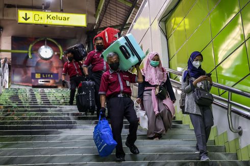 Puncak Arus Balik, 6.900 Penumpang KA Tiba di Jakarta Hari Ini