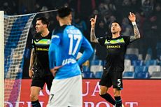 Hasil Napoli Vs Lazio 0-1, Gol Roket Rusak Rekor Kandang Partenopei