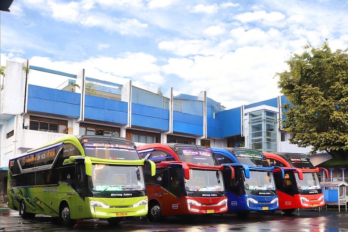 Bus baru PO Bintang Zahira