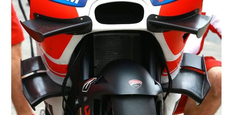 Winglet atau sayap yang terpasag pada Ducati Desmosedici GP15 dijamin akan terpasang juga pada GP16.
