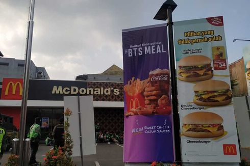 Viral, Video Kerumunan Ojol Pesan BTS Meal di McD Slamet Riyadi Solo, Ini Ceritanya...