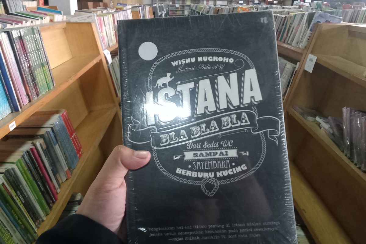 Salah satu buku nonfiksi yang berada di lorong rak buku Jakbook Pasar Kenari.