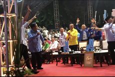 Prabowo Berjoged Setelah Sampaikan Pidato di Hadapan Pendukungnya
