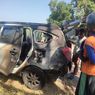 Detik-detik Mobil Terbakar di Lamongan, 1 Orang Terluka
