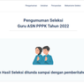 Pengumuman Hasil Seleksi PPPK Guru 2022 Ditunda, Cek Berkala di gurupppk.kemdikbud.go.id