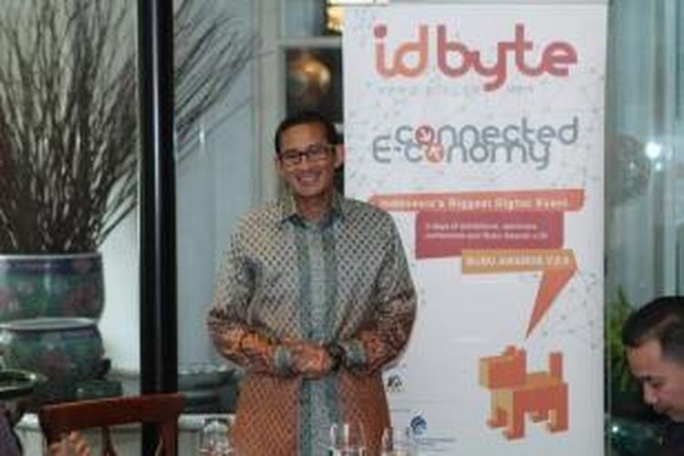 Pengusaha sekaligus pengurus Divisi Teknologi APPSI Sandiaga Uno