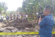 Jalan Dibongkar untuk Evakuasi 4 Anak Tertimpa Gorong-gorong