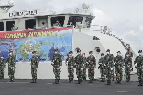 Satuan Lintas Laut Militer III TNI AL Resmi Berdiri di Makassar