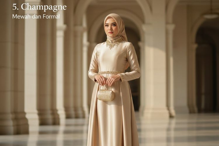 Mahogany dan butter yellow jadi tren warna Lebaran 2026. Paduan hangat dan elegan ini bikin tampilan makin fresh dan berkelas