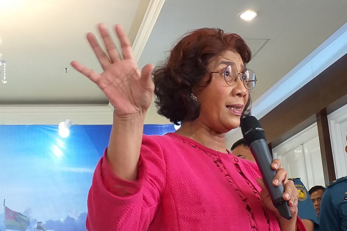 Menteri Kelautan dan Perikanan Susi Pudjiastuti.