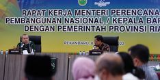 Gubernur Riau Minta Dukungan Pembangunan Infrastruktur pada Kementerian PPN/Bappenas