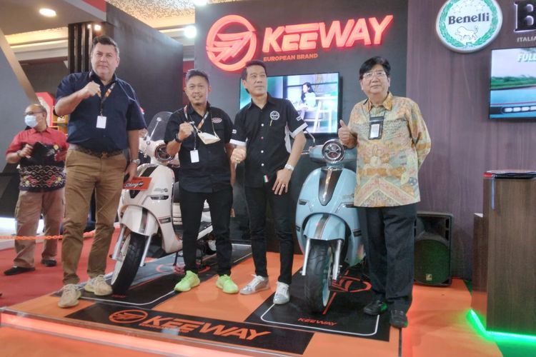 Keeway Shiny 150 meluncur di ajang Indonesia International Motor Show (IIMS) 2022. 