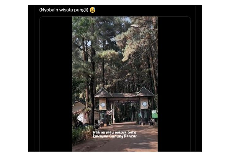 Video viral wisata pungli di Gunung Pancar, Bogor