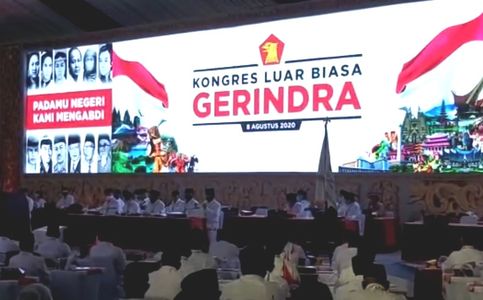 Defense Minister Prabowo Remains Chairman of Indonesia’s Gerindra Party