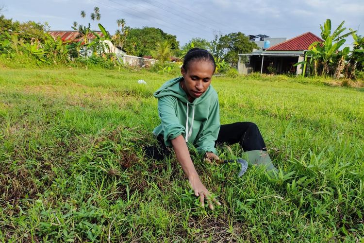 Papuana Rosalia Petegau ingin bisa memelihara sapi dengan baik dan memajukan daerah asalnya di Mappi Papua Selatan