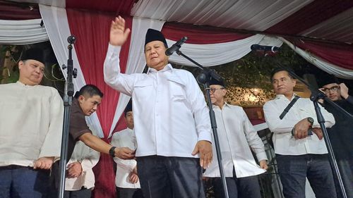 Prabowo: Pilpres Sudah Selesai, yang Memilih Paslon Nomor 1 dan 3 Kita Hormati