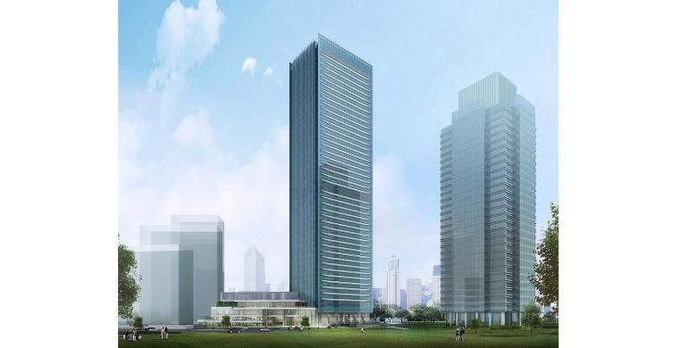 Render WTC 3 Sudirman, Jakarta.