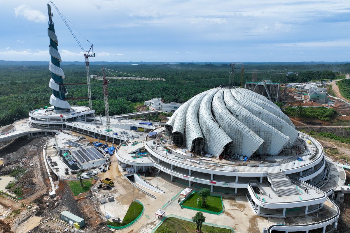 Kubah dengan bentuk seperti sorban adalah kekuatan spiritual Masjid Negara Ibu Kota Nusantara (IKN)
