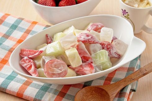 Resep Salad Buah Jelly, Makanan Sehat yang Enak