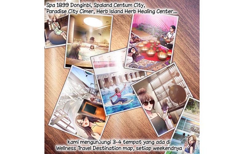 Korea wellness tourism dipromosikan melalui webtoon. 