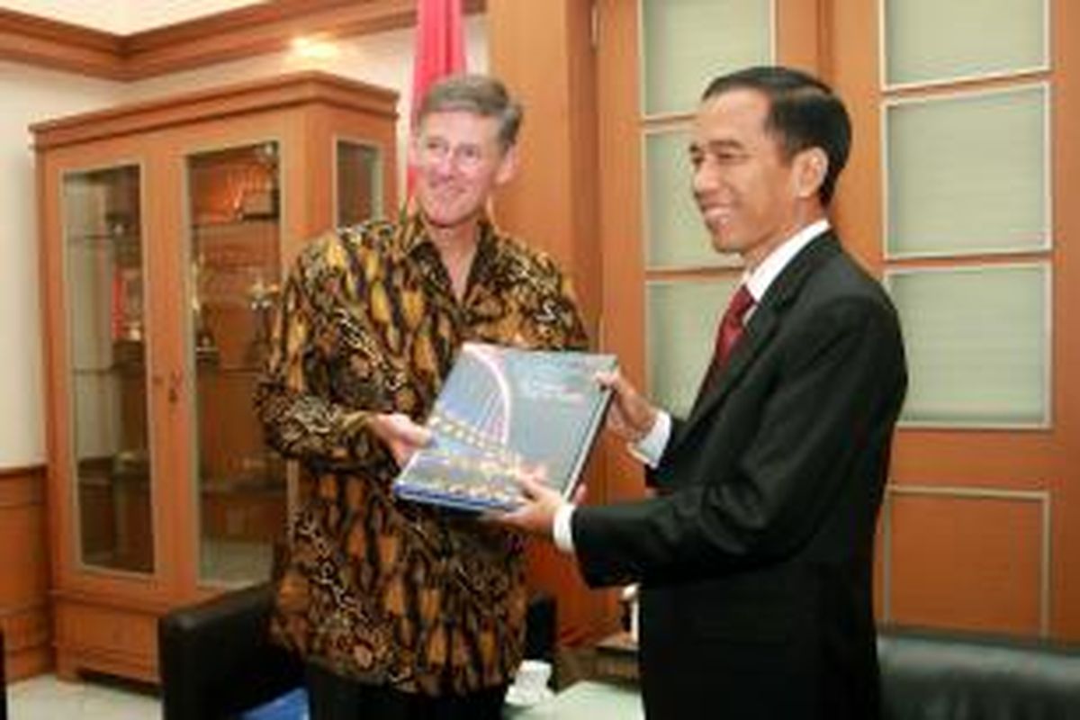 CEO Citigroup Michael Corbat saat bertemu Joko Widodo