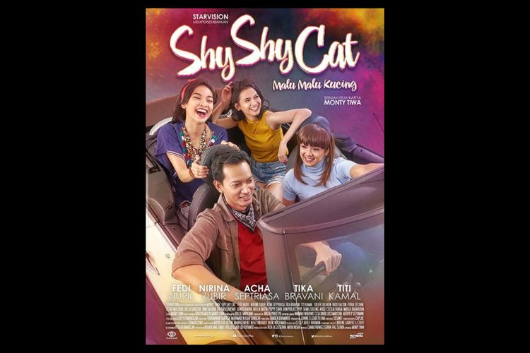 Poster film komedi Shy Shy Cat (2016). Dapat disaksikan mulai besok, Kamis (29/10/2020) di Netflix.