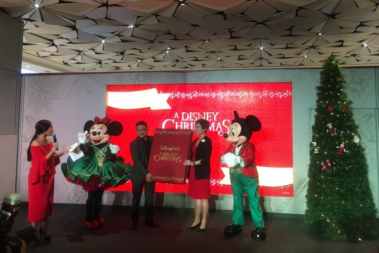  Acara Once Upon A Disney Chirstmas at Hong Kong Disneyland di Mall Grand Indonesia, Kamis (18/10/2018).