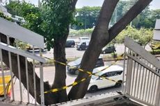 Railing di JPO Jalan S Parman Bolong, Besi Diduga Dicuri Maling