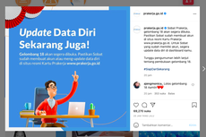 Prakerja Gelombang 18 Akan Dibuka, Segera Perbarui Data Diri 