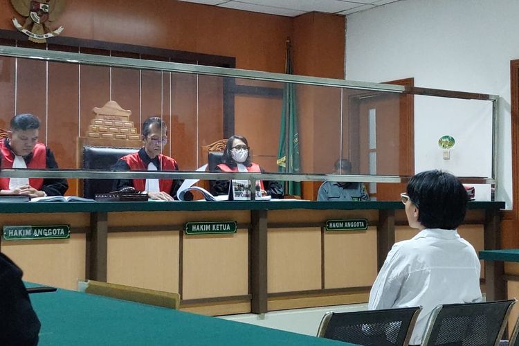 Natalia Rusli menghadiri sidang vonis di PN Jakarta Barat dalam kasus penipuan terhadap korban KSP Indosurya, Selasa (20/6/2023). 