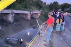Mobil Terjun dari Jembatan di Lombok Timur, 10 Orang Luka-luka