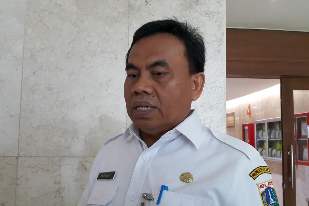 Sekretaris Daerah DKI Jakarta Saefullah di Balai Kota DKI Jakarta, Jalan Medan Merdeka Selatan, Rabu (5/7/2017).