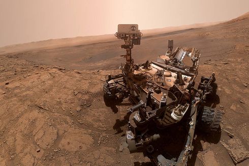 Robot Curiosity Selfie di Mars setelah Lakukan Misi Langka